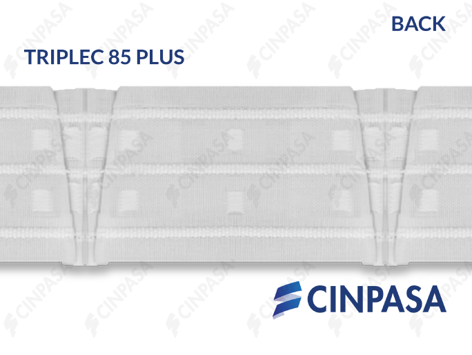 Cinta fruncidora encrestadora pliegues en triángulo 